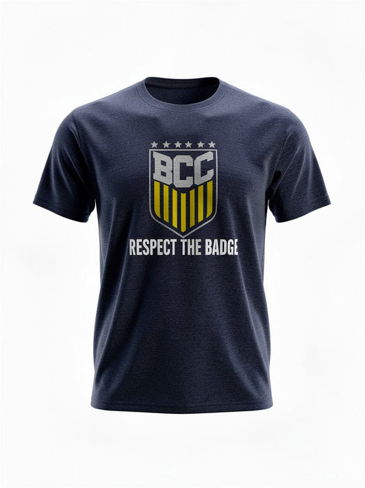 BCC Respect The Badge Blue T-shirt